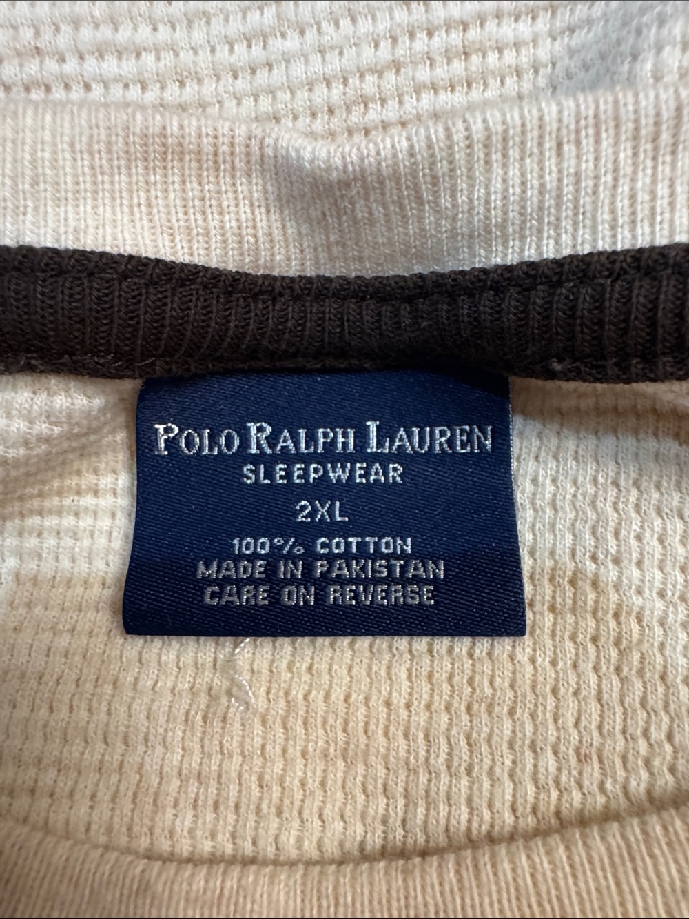 Polo by Ralph Lauren Cream Crewneck Sweater with Embroidered Pony - Picture 5 of 5